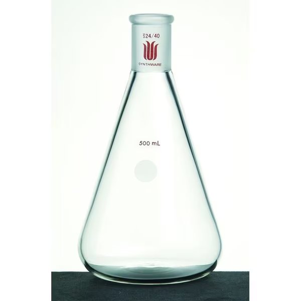 FLASK, ERLENMEYER, 24/40, 125mL, Synthware, Mfr#: F664125